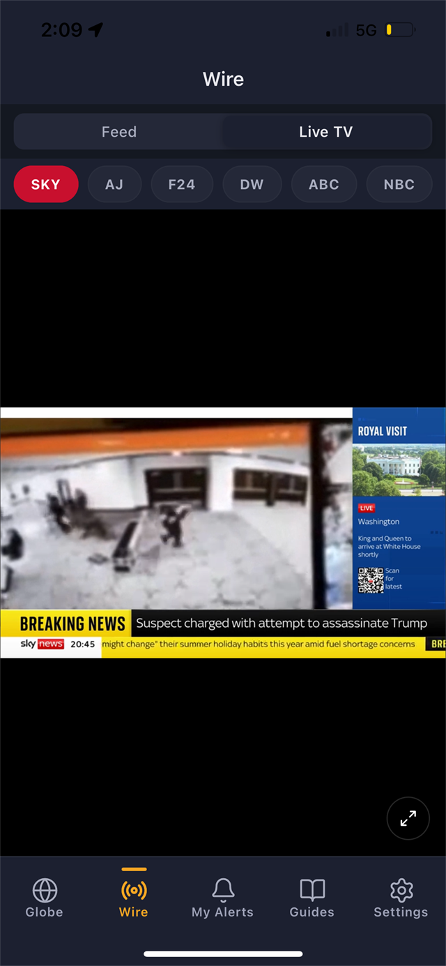 Warnely Live News – 24/7 live news from major global broadcasters